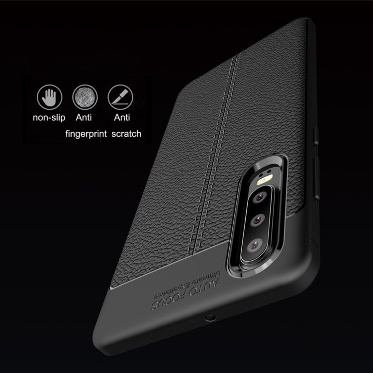 Litchi Texture TPU Shockproof Case for Huawei P30