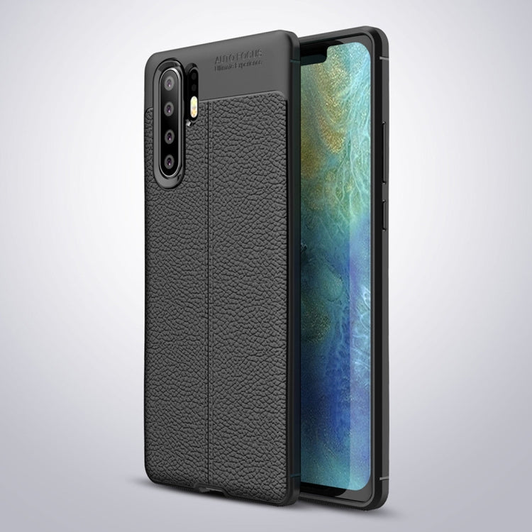 Litchi Texture TPU Shockproof Case for Huawei P30 Pro