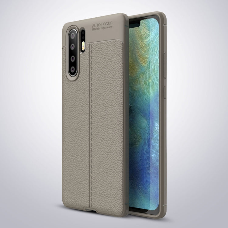 Litchi Texture TPU Shockproof Case for Huawei P30 Pro