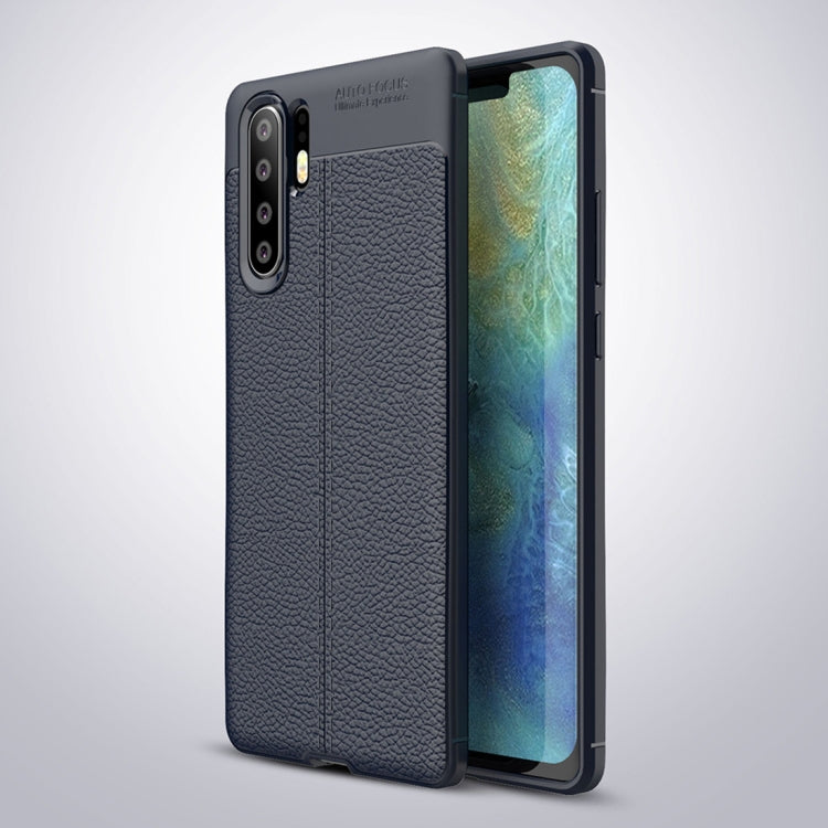 Litchi Texture TPU Shockproof Case for Huawei P30 Pro