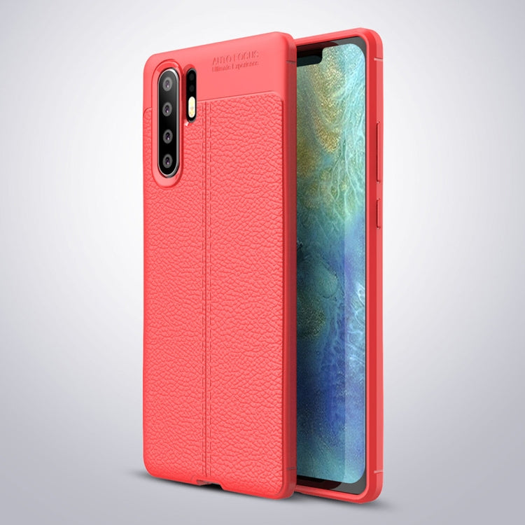 Litchi Texture TPU Shockproof Case for Huawei P30 Pro