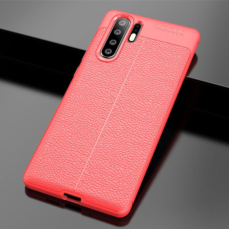 Litchi Texture TPU Shockproof Case for Huawei P30 Pro