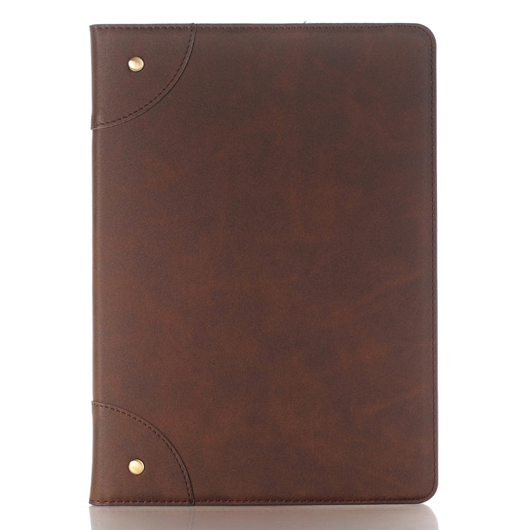 For Huawei MediaPad M3 Lite 10 Vintage Book Style Horizontal Flip Environmental PU Leather Case with Holder & Card Slots & Wallet & Photo Frame