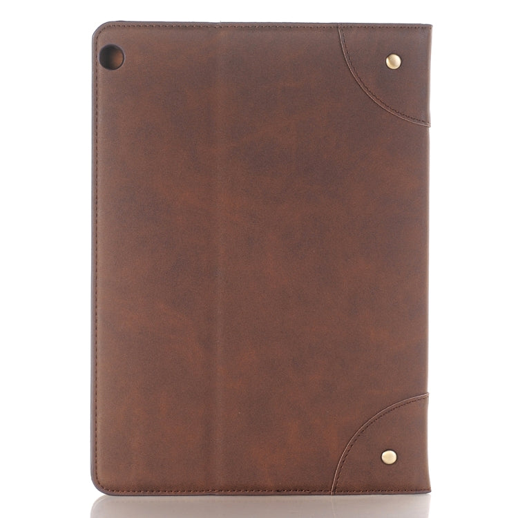 For Huawei MediaPad M3 Lite 10 Vintage Book Style Horizontal Flip Environmental PU Leather Case with Holder & Card Slots & Wallet & Photo Frame