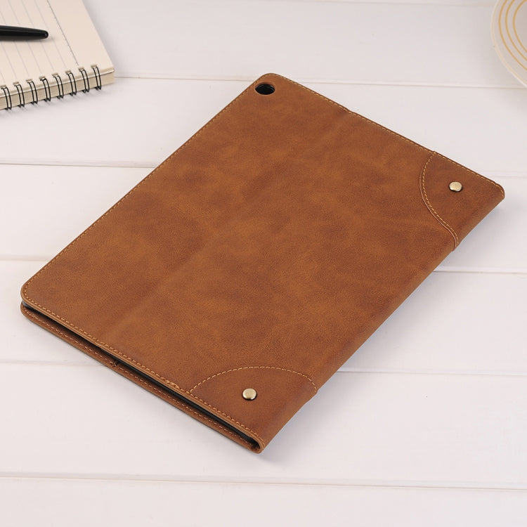 For Huawei MediaPad M3 Lite 10 Vintage Book Style Horizontal Flip Environmental PU Leather Case with Holder & Card Slots & Wallet & Photo Frame