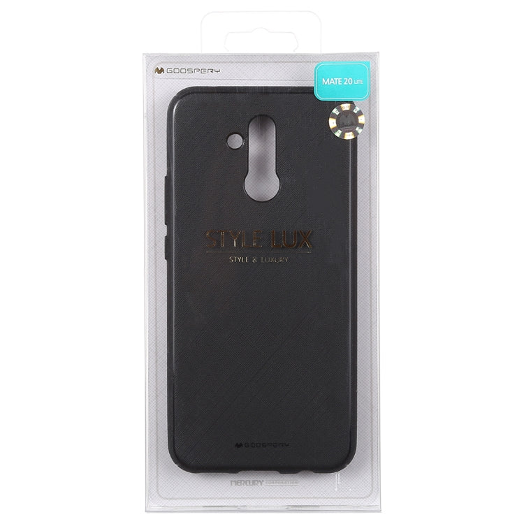 GOOSPERY STYLE LUX Series Shockproof Soft TPU Case for Huawei Mate 20 Lite