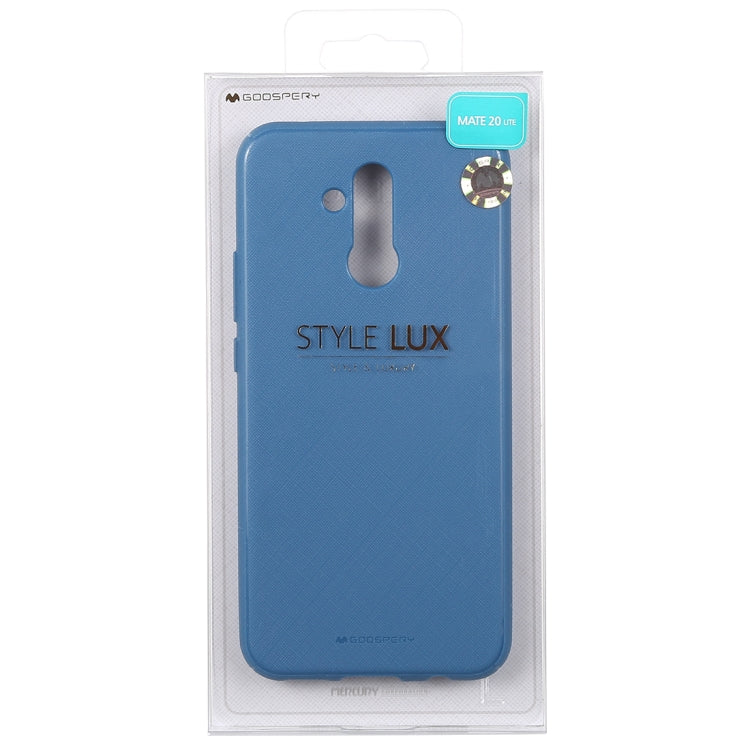 GOOSPERY STYLE LUX Series Shockproof Soft TPU Case for Huawei Mate 20 Lite
