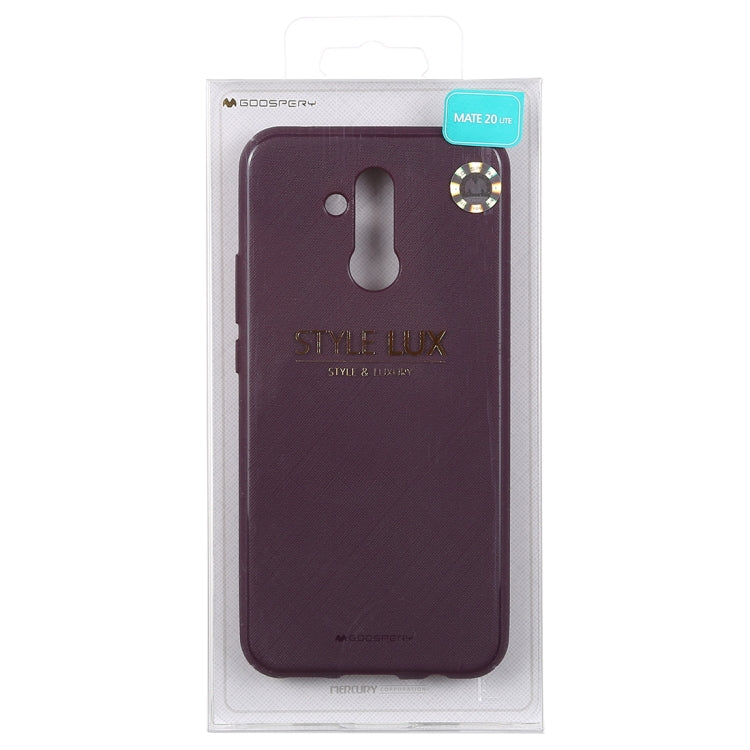 GOOSPERY STYLE LUX Series Shockproof Soft TPU Case for Huawei Mate 20 Lite