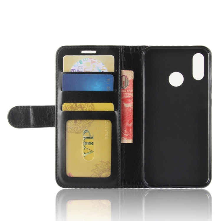R64 Texture Single Fold Horizontal Flip Leather Case for Huawei P30 Lite, with Holder & Wallet & Card Slots & Photo Frame