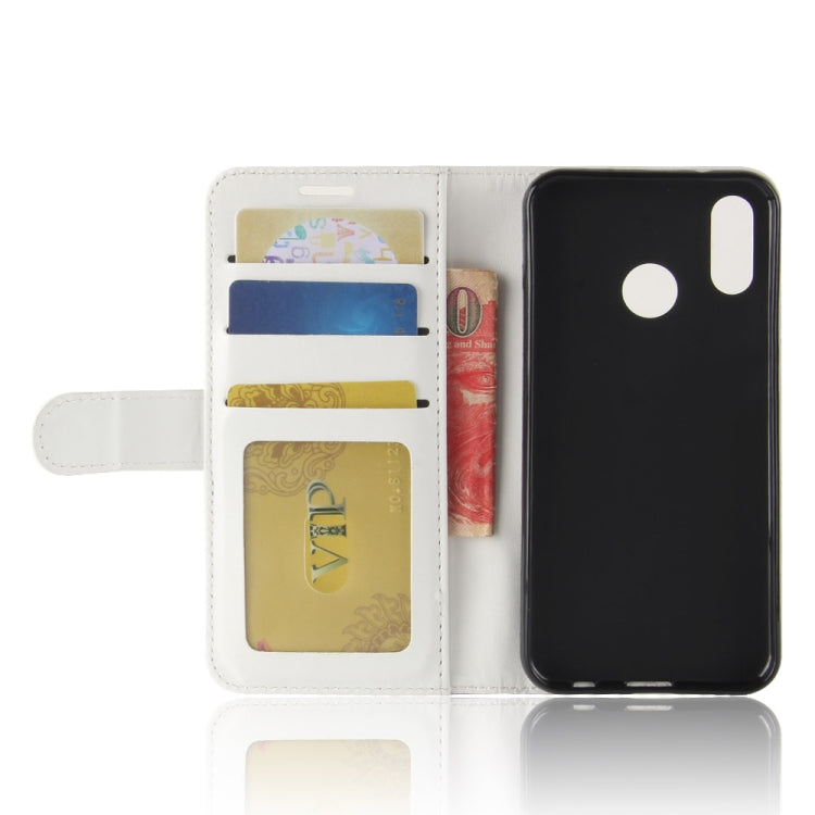 R64 Texture Single Fold Horizontal Flip Leather Case for Huawei P30 Lite, with Holder & Wallet & Card Slots & Photo Frame