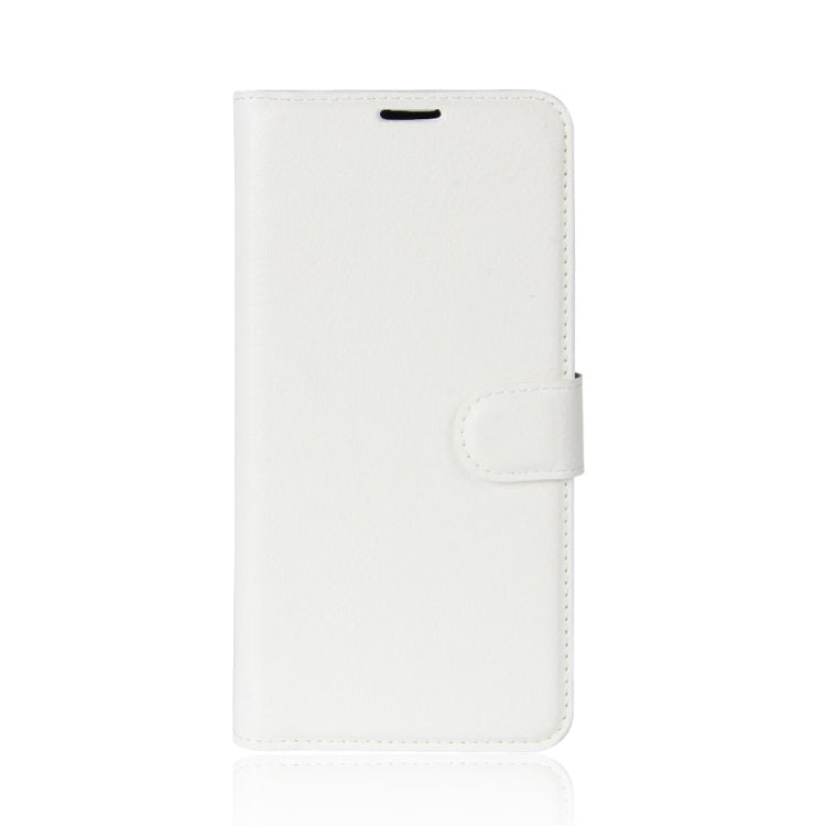 Litchi Texture Horizontal Flip Leather Case for Huawei Y7 2019, with Wallet & Holder & Card Slots