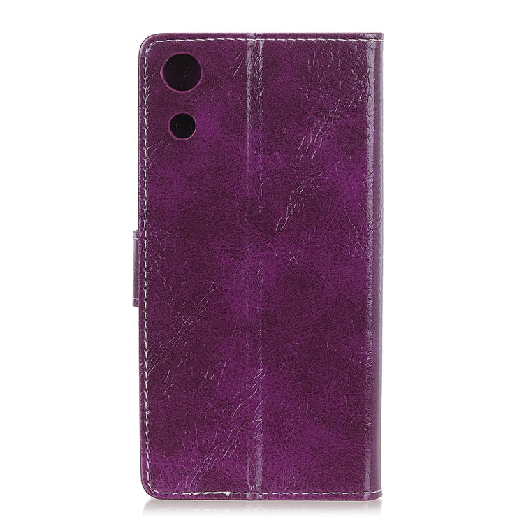 Retro Crazy Horse Texture Horizontal Flip Leather Case for Huawei Honor Play 8A, with Holder & Card Slots & Wallet & Photo Frame