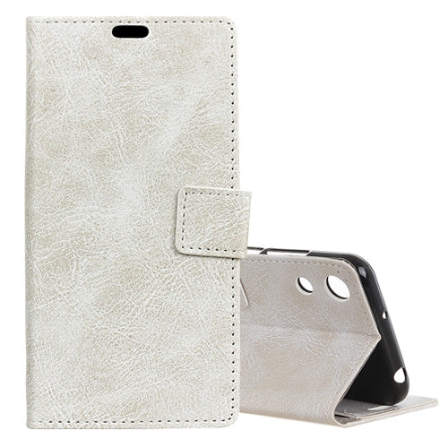 Retro Crazy Horse Texture Horizontal Flip Leather Case for Huawei Honor Play 8A, with Holder & Card Slots & Wallet & Photo Frame