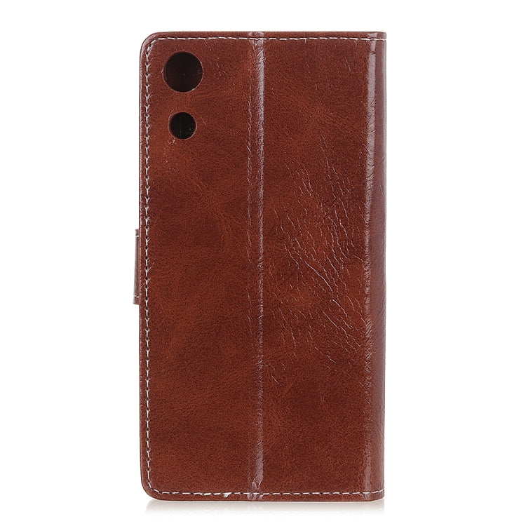 Retro Crazy Horse Texture Horizontal Flip Leather Case for Huawei Honor Play 8A, with Holder & Card Slots & Wallet & Photo Frame