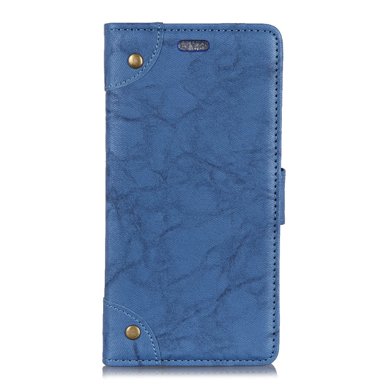 Copper Buckle Retro Crazy Horse Texture Horizontal Flip Leather Case for Huawei Honor Play 8A, with Holder & Card Slots & Wallet