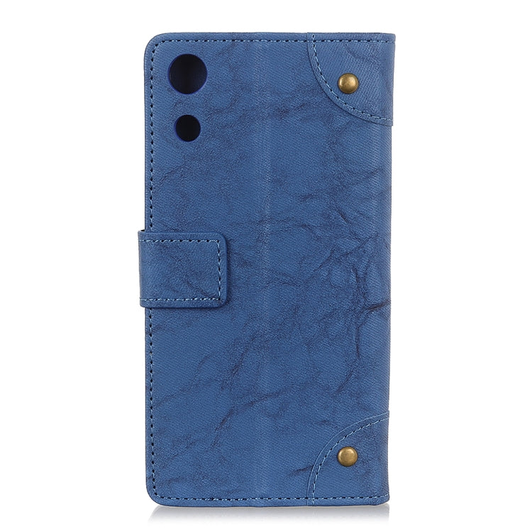 Copper Buckle Retro Crazy Horse Texture Horizontal Flip Leather Case for Huawei Honor Play 8A, with Holder & Card Slots & Wallet