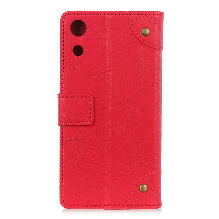 Copper Buckle Retro Crazy Horse Texture Horizontal Flip Leather Case for Huawei Honor Play 8A, with Holder & Card Slots & Wallet