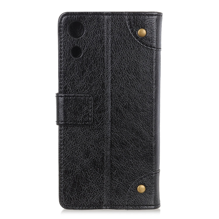 Copper Buckle Nappa Texture Horizontal Flip Leather Case for Huawei Honor Play 8A, with Holder & Card Slots & Wallet
