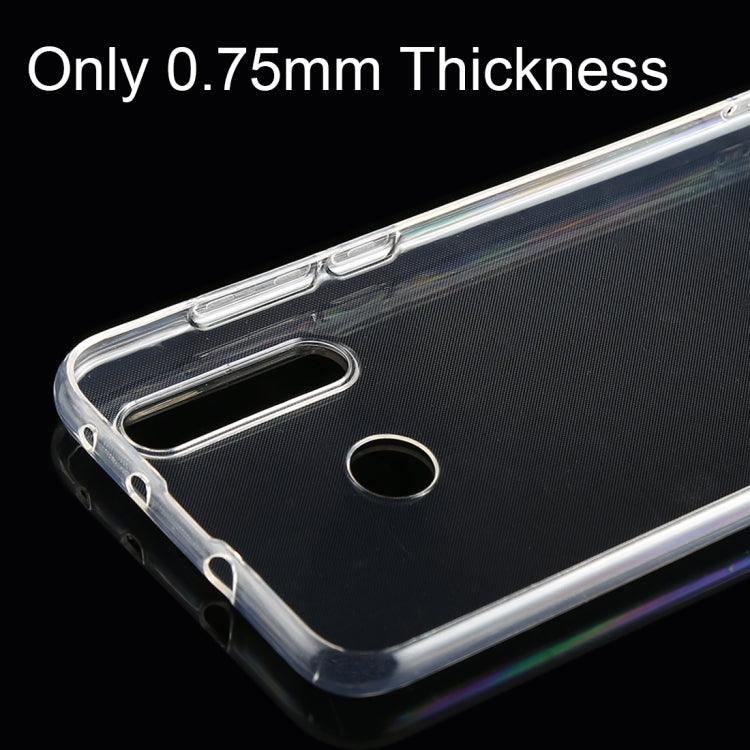 50 PCS 0.75mm Ultrathin Transparent TPU Soft Protective Case for Huawei Nova 4