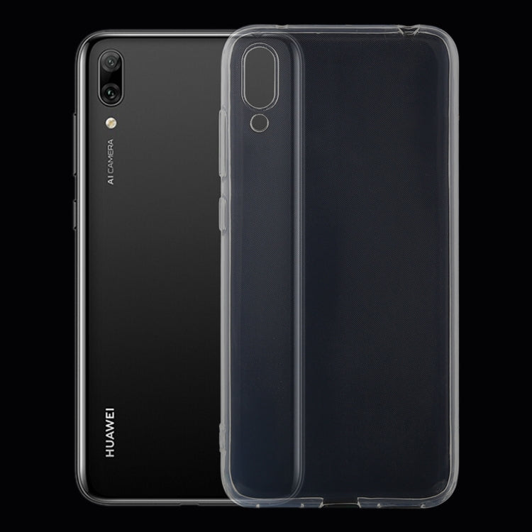 0.75mm Ultrathin Transparent TPU Soft Protective Case for Huawei Enjoys 9