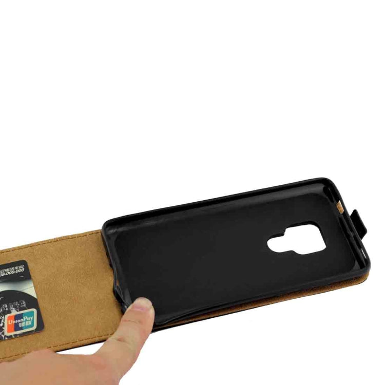 Business Style Vertical Flip TPU Leather Case for Huawei Mate 20, with Card Slot (Black)