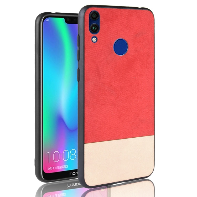 Shockproof Color Matching Denim PC + PU + TPU Case for Huawei Honor 8C