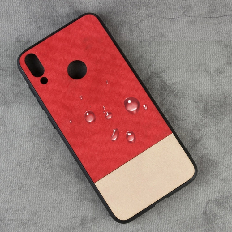 Shockproof Color Matching Denim PC + PU + TPU Case for Huawei Honor 8C