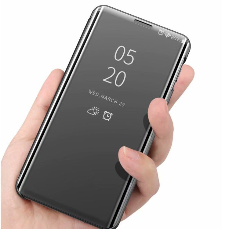 Electroplating Mirror Horizontal Flip Leather Case for Huawei View 20