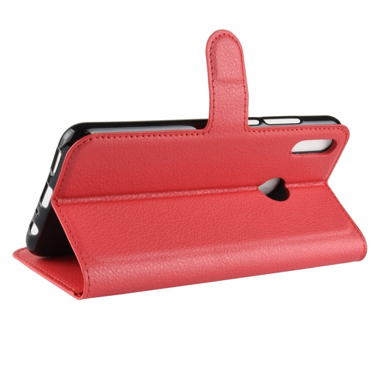 Litchi Texture Horizontal Flip Leather Case for Huawei Honor 8X Max, with Wallet & Holder & Card Slots