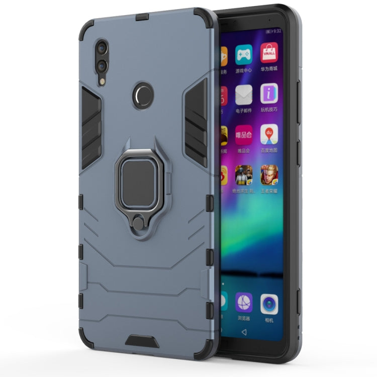 PC + TPU Shockproof Protective Case for Huawei Honor Note 10, with Magnetic Ring Holder