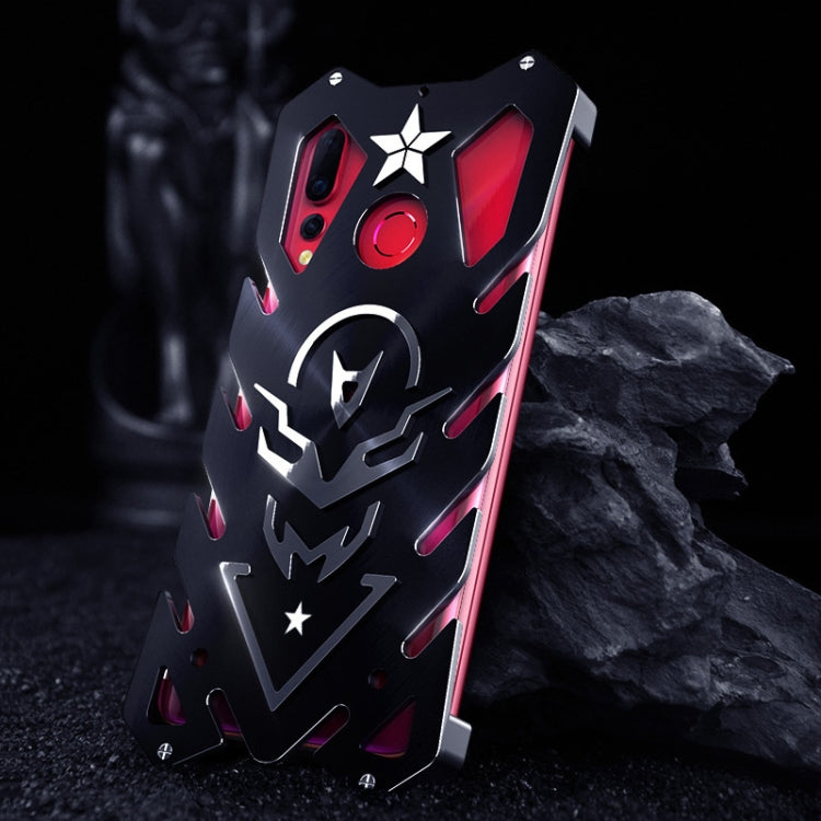 Vulcan Pattern Shockproof Protective Case for Huawei Nova 4e (Black)