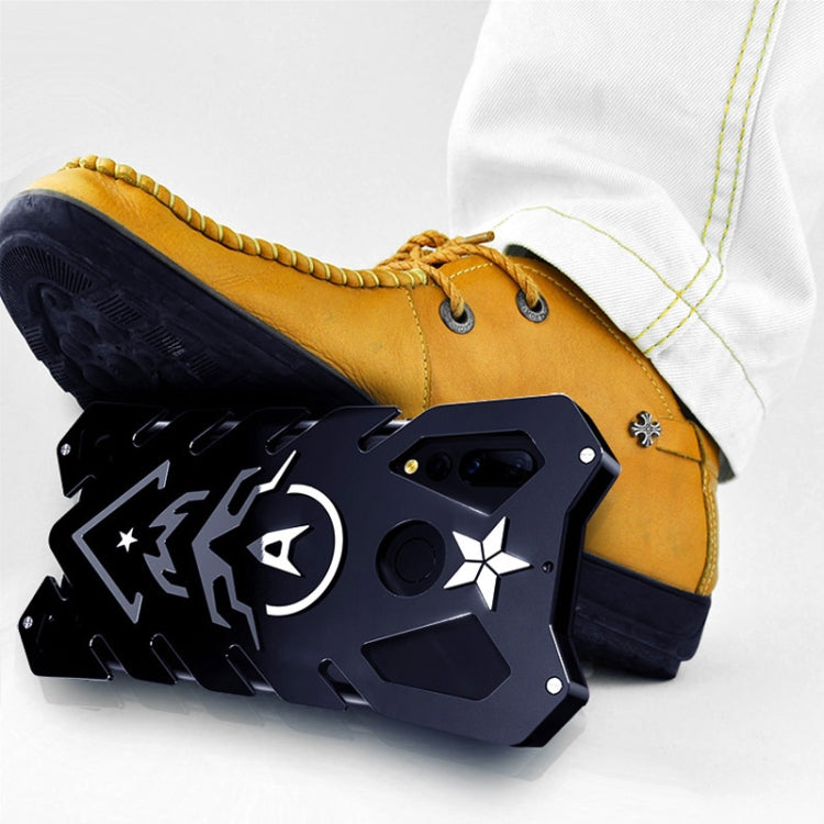 Vulcan Pattern Shockproof Protective Case for Huawei Nova 4e (Black)