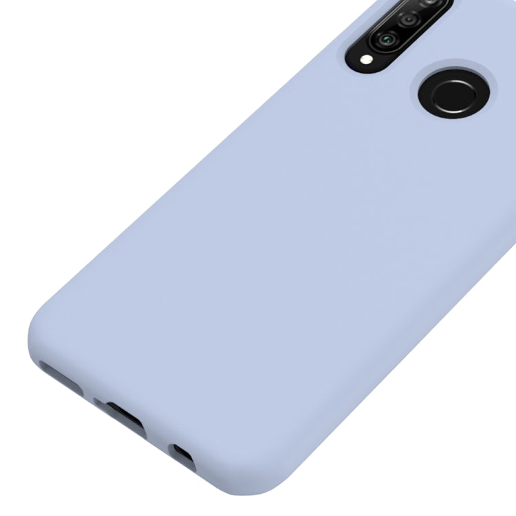 Solid Color Liquid Silicone Shockproof Full Coverage Case for Huawei P30 Lite