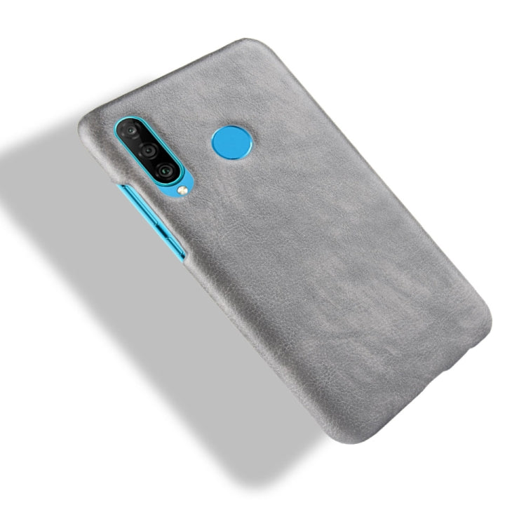 Shockproof Litchi Texture PC + PU Case for Huawei P Smart+ (2019)