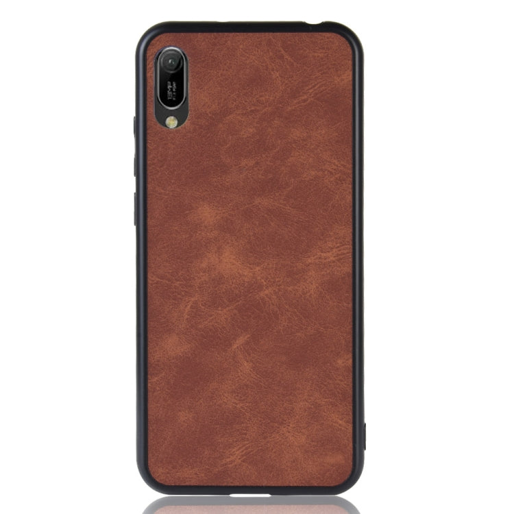 Shockproof Sheep Skin PC + PU + TPU Case for Huawei Y6 Pro 2019