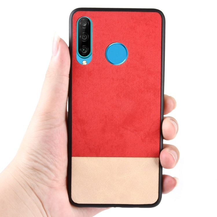 Shockproof Color Matching Denim PC + PU + TPU Case for Huawei P30 Lite / Nova 4e