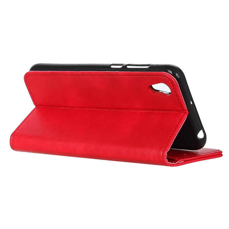 Magnetic Retro Crazy Horse Texture Horizontal Flip Leather Case for Huawei Honor 8S, with Holder & Card Slots & Wallet