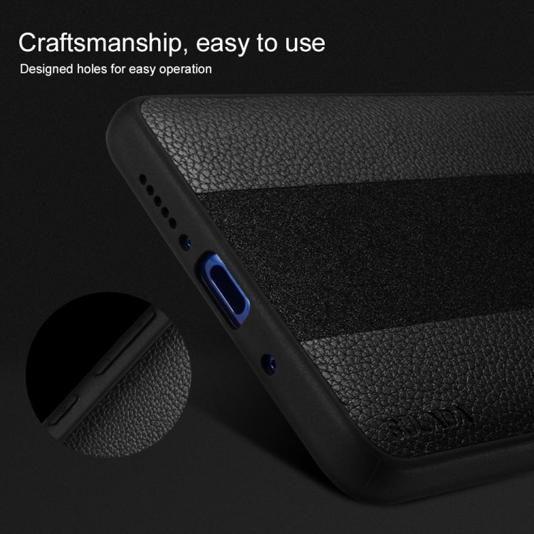 SULADA Anti-slip TPU + Handmade Leather Case for Huawei Mate 20 Pro