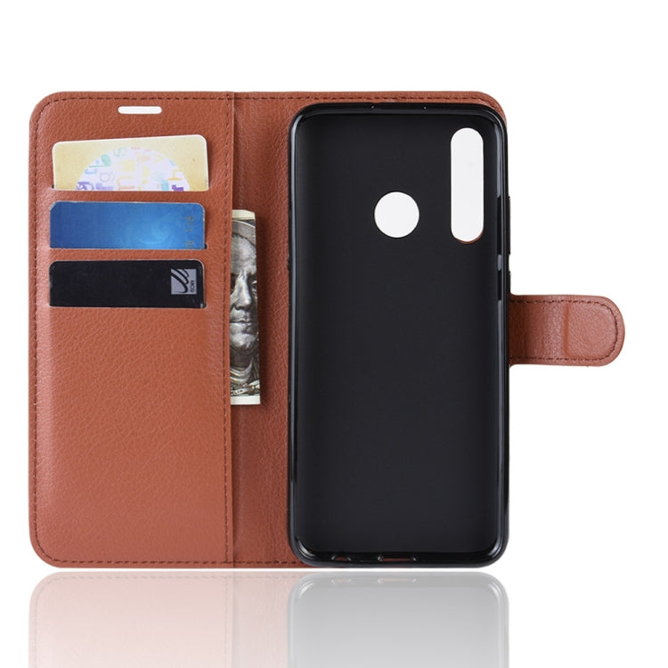 Litchi Texture Horizontal Flip Leather Case for Huawei Honor 10i, with Wallet & Holder & Card Slots