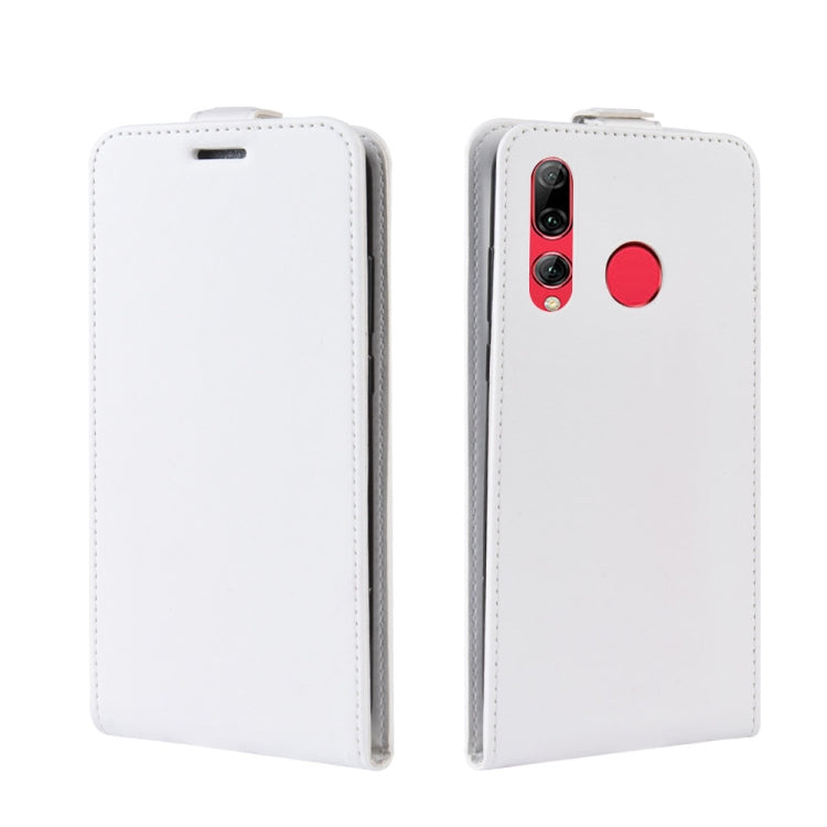 R64 Texture Vertical Flip Leather Case for Huawei Honor 10i , with Card Slots & Photo Frame