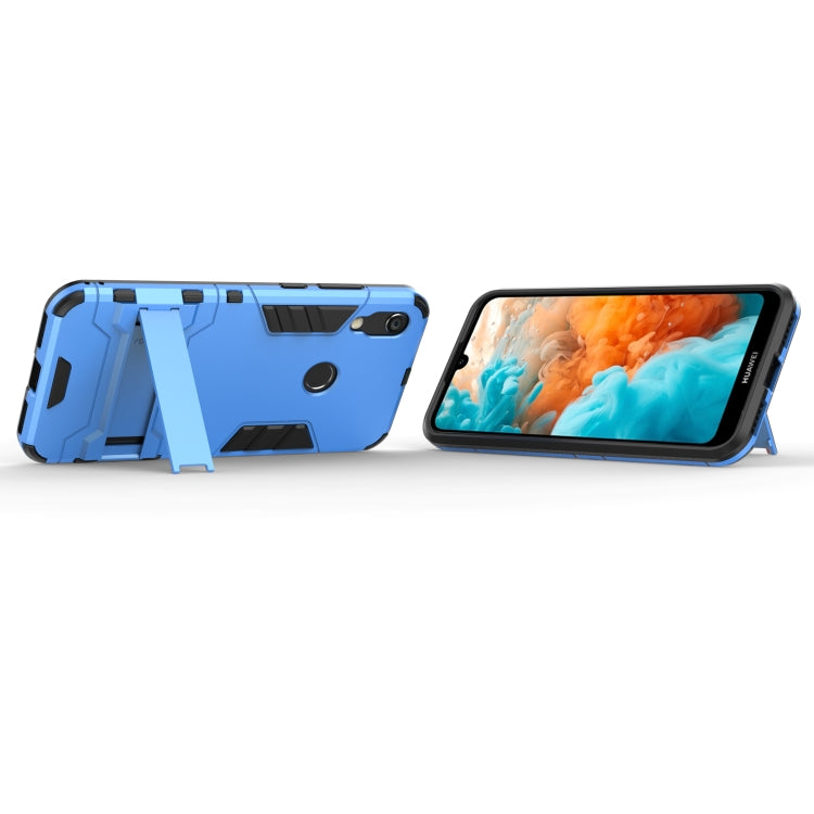 Shockproof PC + TPU Case for Huawei Y6 (2019), with Holder