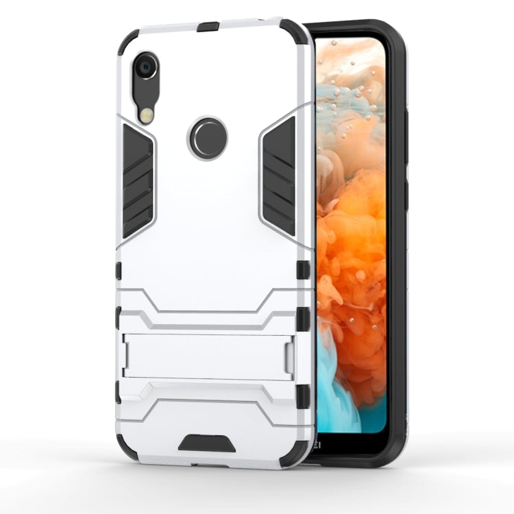 Shockproof PC + TPU Case for Huawei Y6 (2019), with Holder
