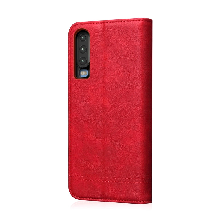 Casual Style Retro Crazy Horse Texture Horizontal Flip Leather Case for Huawei P30, with Card Slots & Holder & Wallet