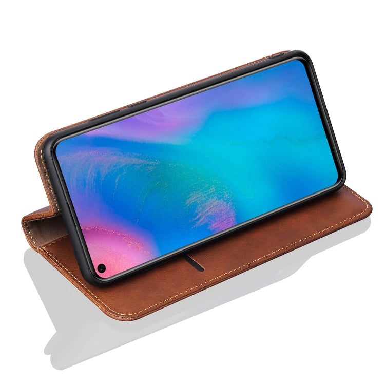 Casual Style Retro Crazy Horse Texture Horizontal Flip Leather Case for Huawei P30 Pro, with Card Slots & Holder & Wallet