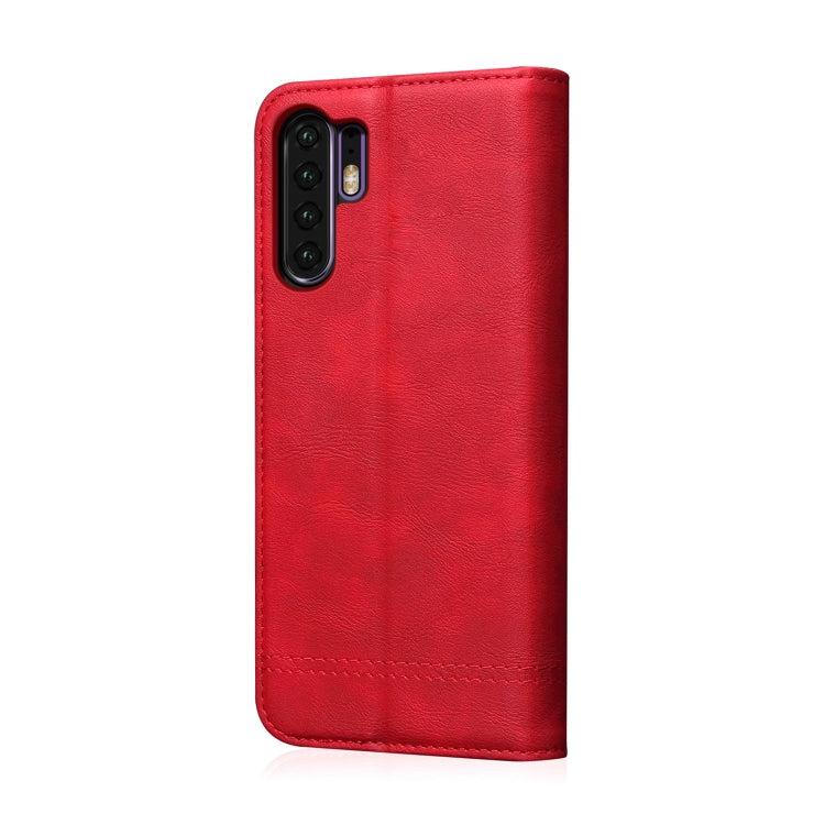 Casual Style Retro Crazy Horse Texture Horizontal Flip Leather Case for Huawei P30 Pro, with Card Slots & Holder & Wallet
