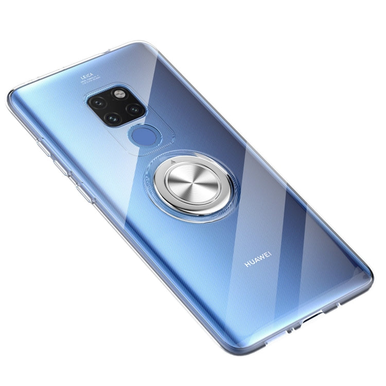 Ultra-thin TPU Protective Case for Huawei Mate 20, with 360 Degree Rotation Holder (Transparent)