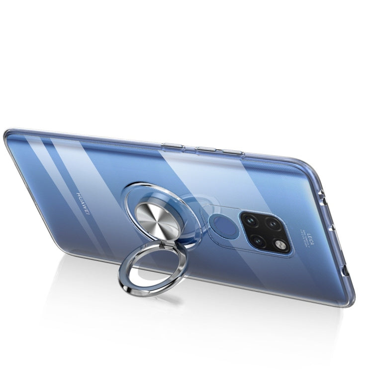 Ultra-thin TPU Protective Case for Huawei Mate 20, with 360 Degree Rotation Holder (Transparent)