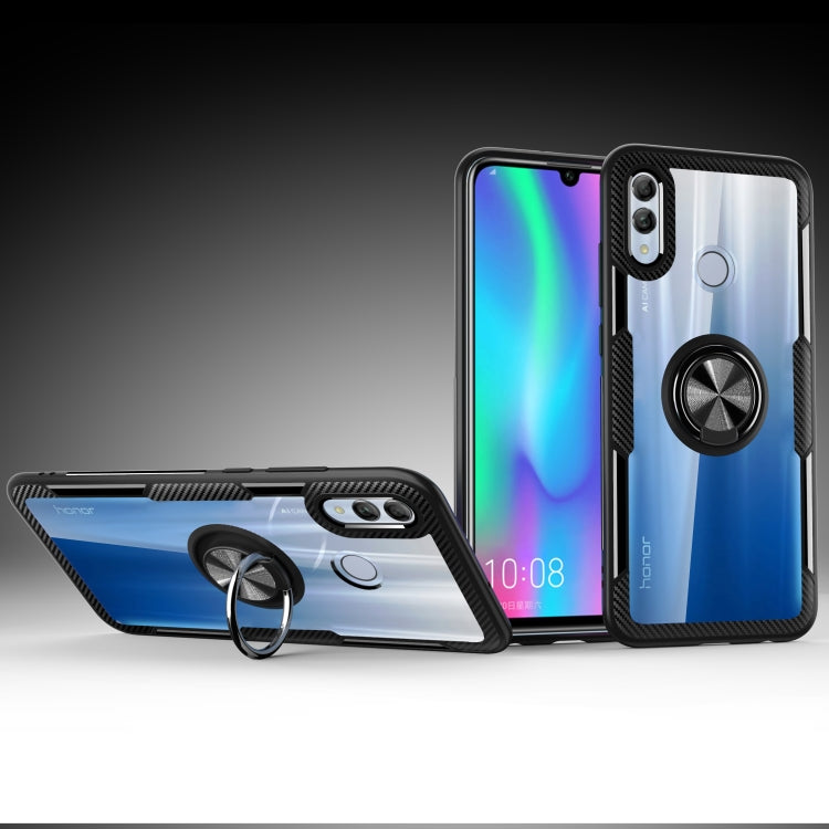 Scratchproof TPU + Acrylic Ring Bracket Protective Case for Huawei Honor 10 Lite