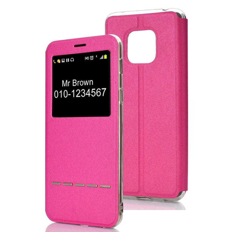 Horizontal Flip Leather Case for Huawei Mate 20 Pro, with Holder & Call Display ID