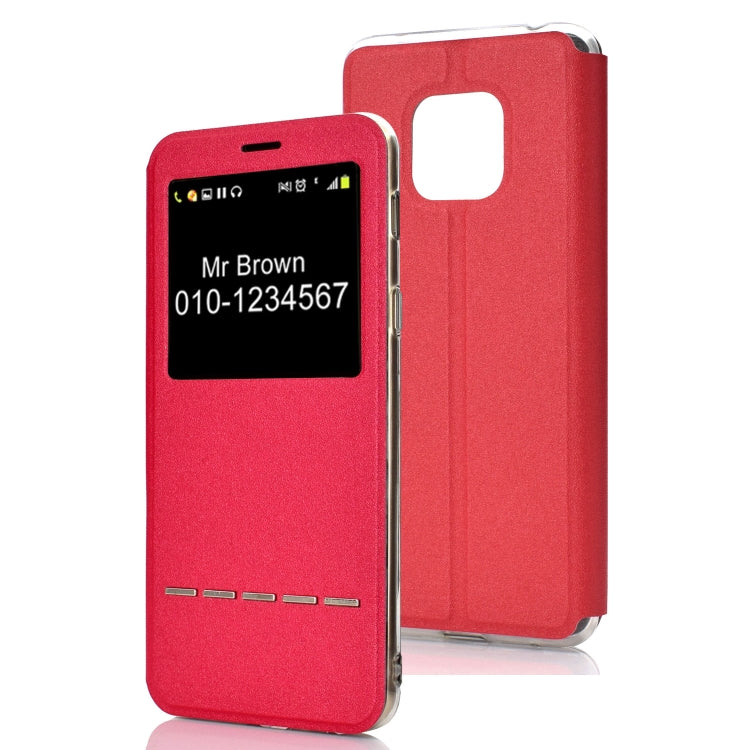 Horizontal Flip Leather Case for Huawei Mate 20 Pro, with Holder & Call Display ID